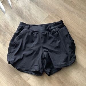 Lands End black swim shorts 10